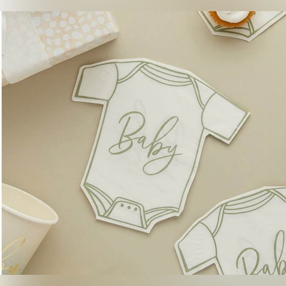 Amazon.com: PerKoop 100 Pcs It New Hootyballoo Baby Onesie Paper Napkins